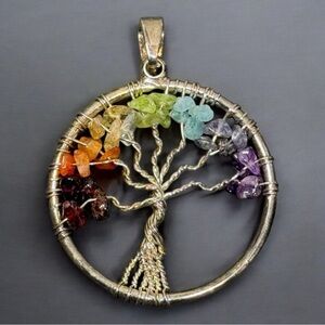 🟢Chakra Tree Of Life Pendant